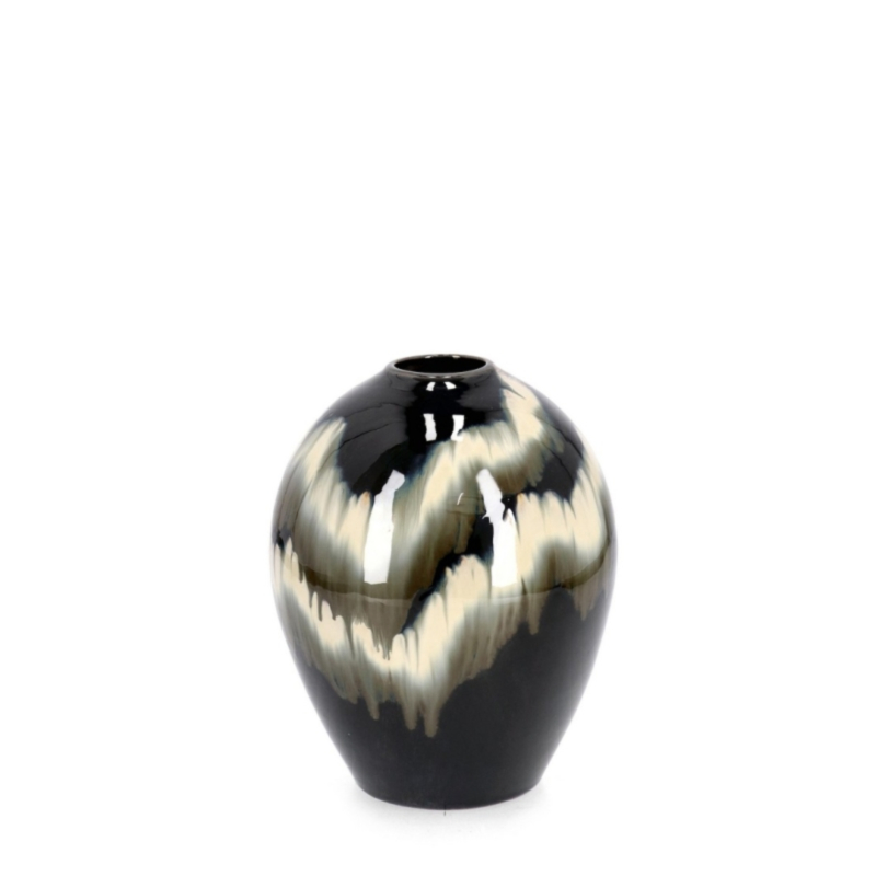 P.VASO COIRA BOMBATO NERO MELANGE H30