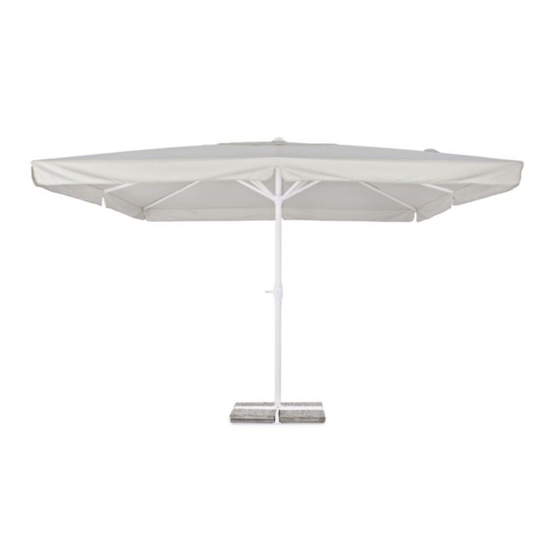 OMBRELLONE IN ALLUMINIO 4X4 BIANCO GRIGIO - ALGHERO
