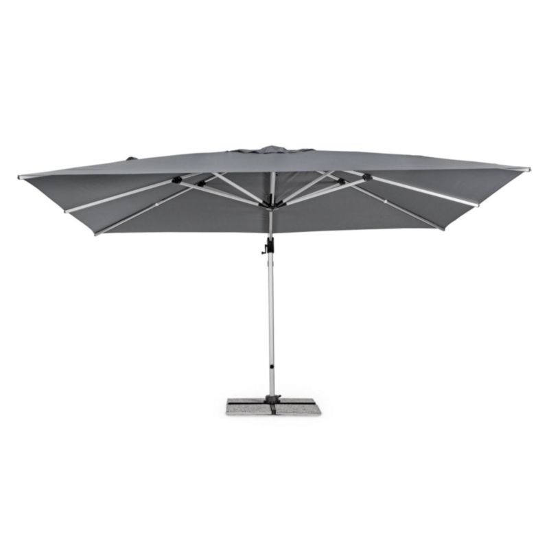 SOMBRILLA EXCÉNT INES 3X4 ANOD-GRIS OSC