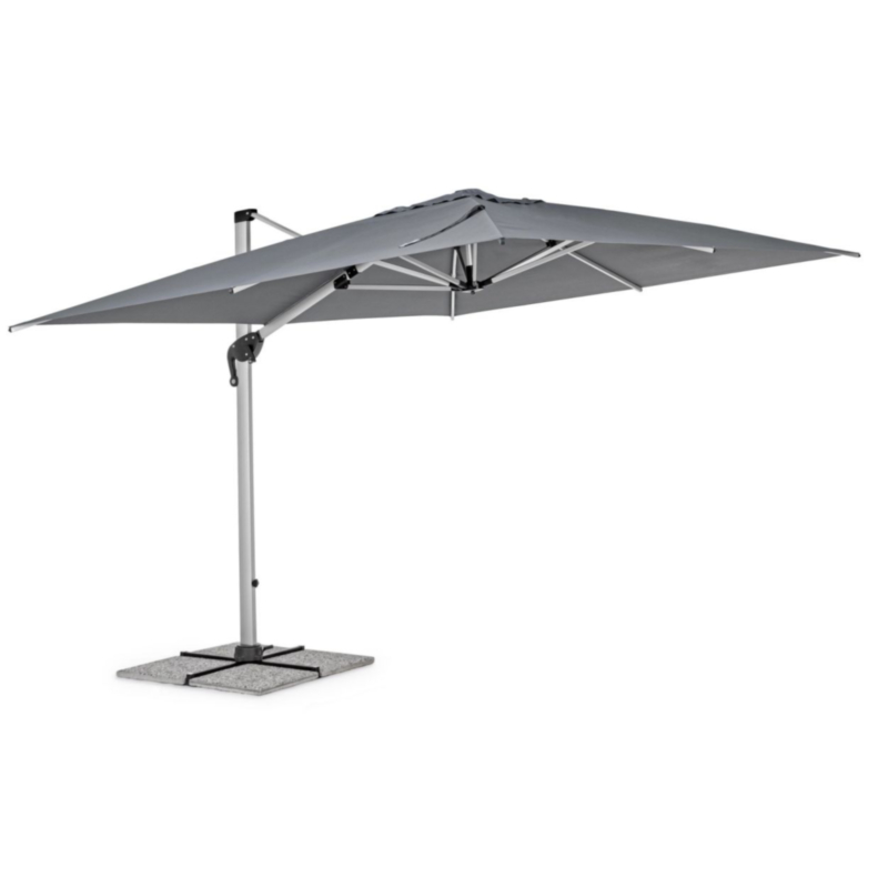 SOMBRILLA EXCÉNT INES 3X4 ANOD-GRIS OSC