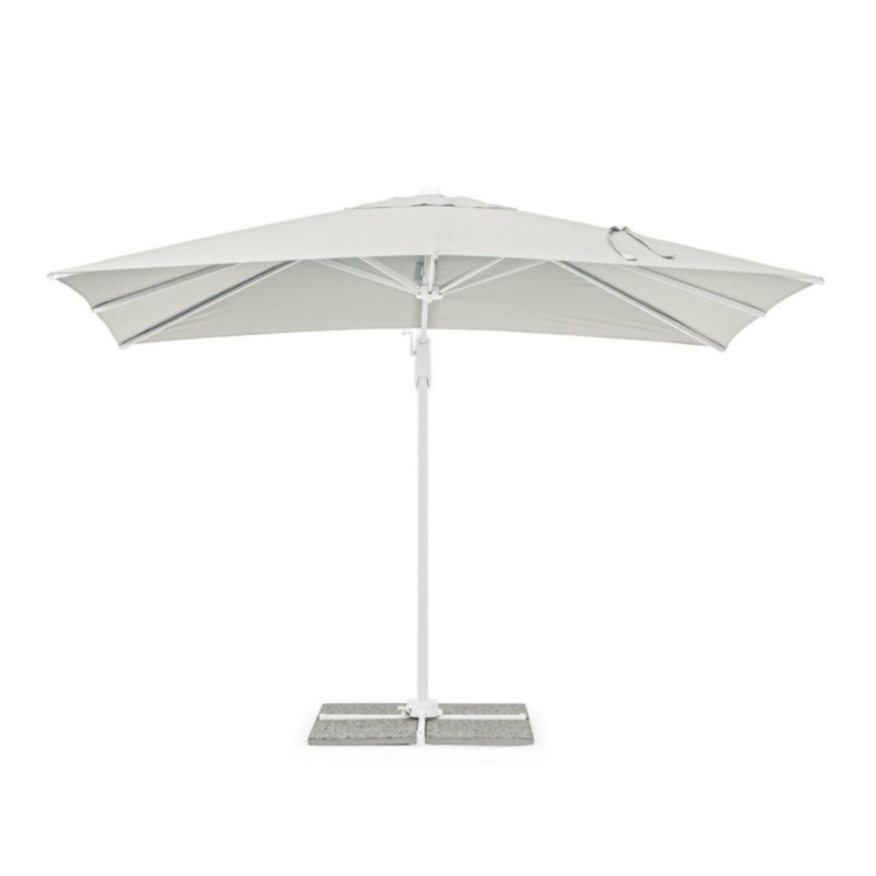 SOMBRILLA EXCÉNTRICA EDEN 2X3 BLANCA-NAT