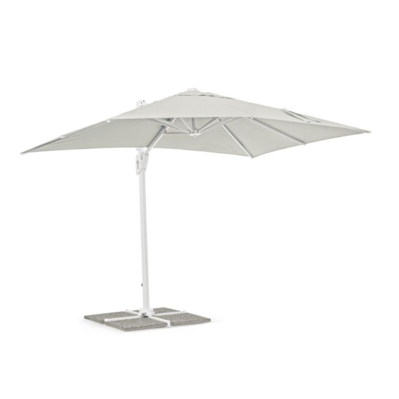 SOMBRILLA EXCÉNTRICA EDEN 2X3 BLANCA-NAT