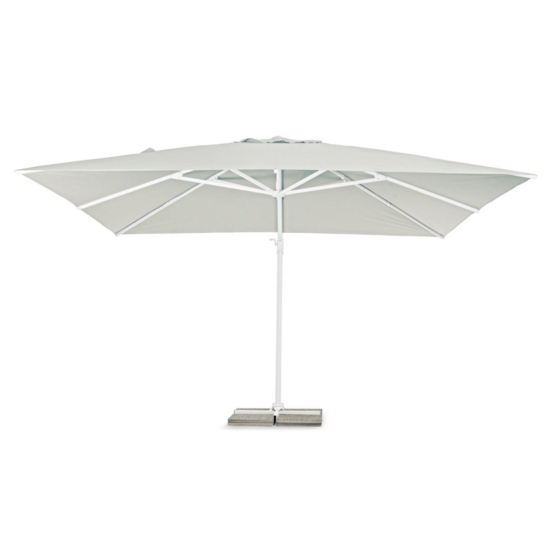 OMBRELLONE BRACCIO IN ALLUMINIO 4X4 BIANCO - EDEN