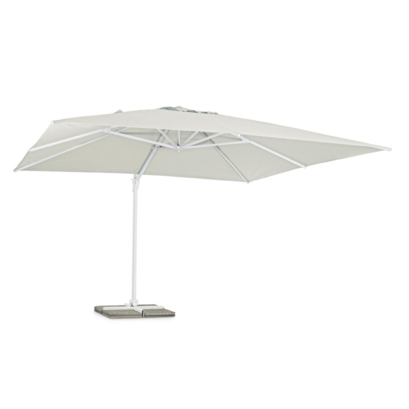 OMBRELLONE BRACCIO IN ALLUMINIO 4X4 BIANCO - EDEN