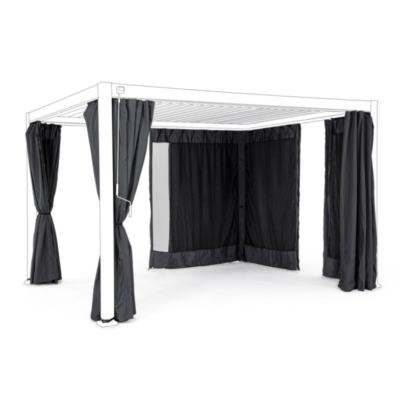 SET4 TELAS LAT+MOSQ PÉRGOLA OCEAN 3X4 AN