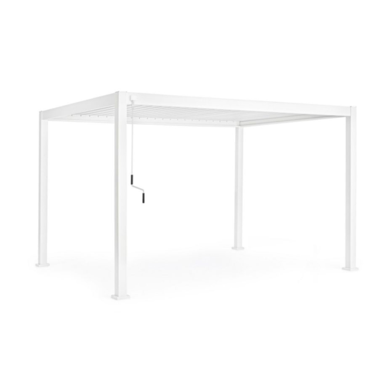 PÉRGOLA OCEAN 3X4 BLANCO C-LED