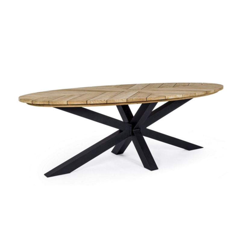 TAVOLO IN TEAK CARBON RT02 - PALMDALE