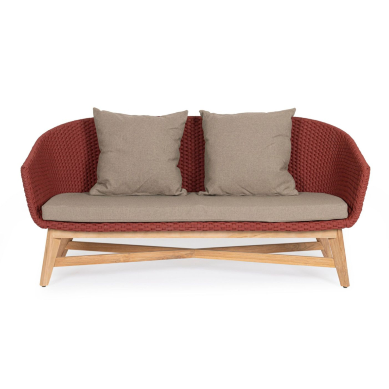 SOFA 2PL M-ARM COACHELLA SCARLET