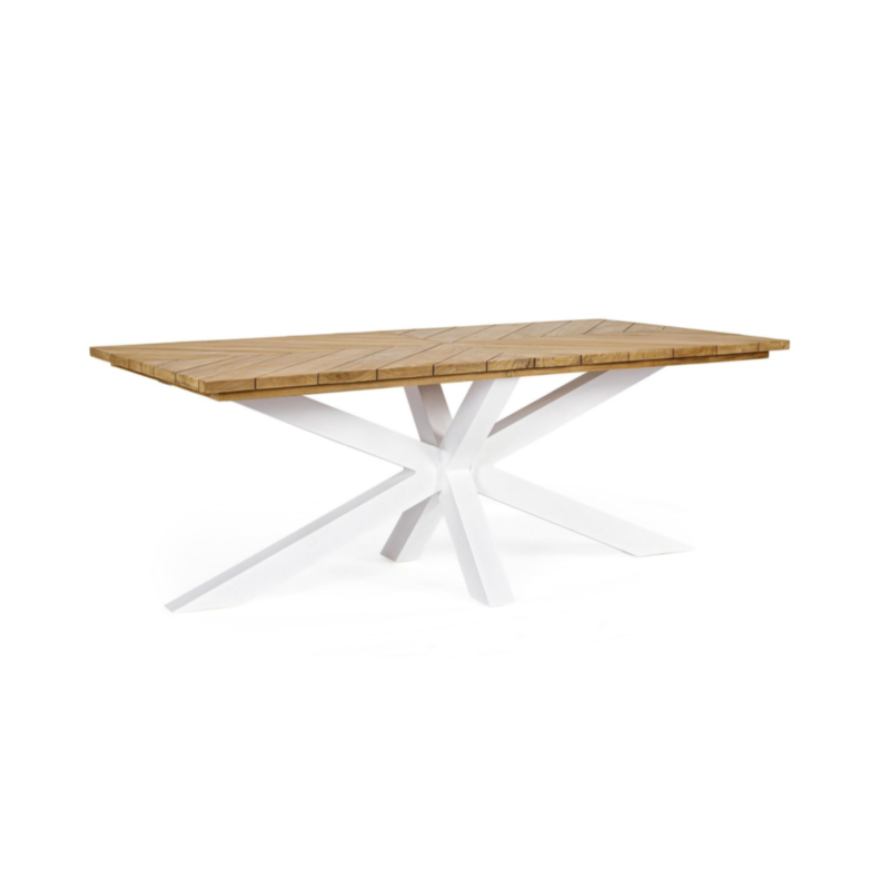 TAVOLO IN ALLUMINIO BIANCO RT01 - PALMDALE