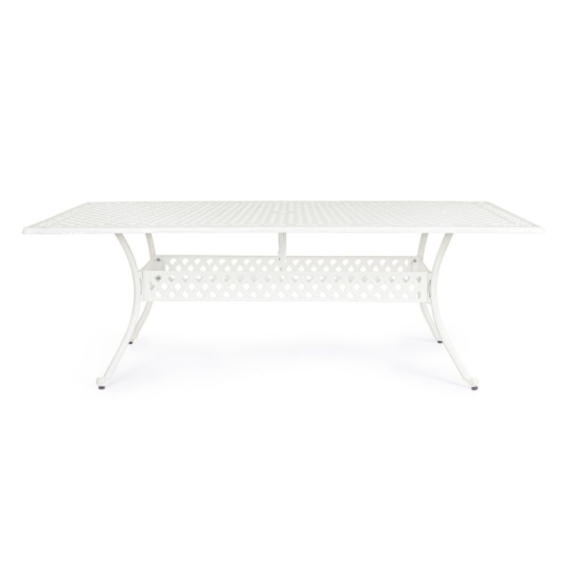 TAVOLO IVREA RETT 213X107 BIANCO