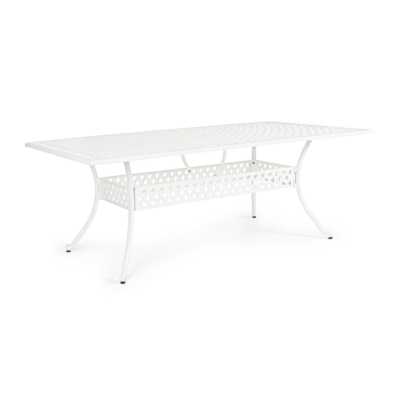 TAVOLO IVREA RETT 213X107 BIANCO