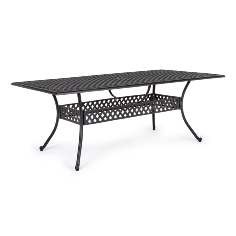 TAVOLO RETTANGOLARE 213X107 ANTRACITE - IVREA  