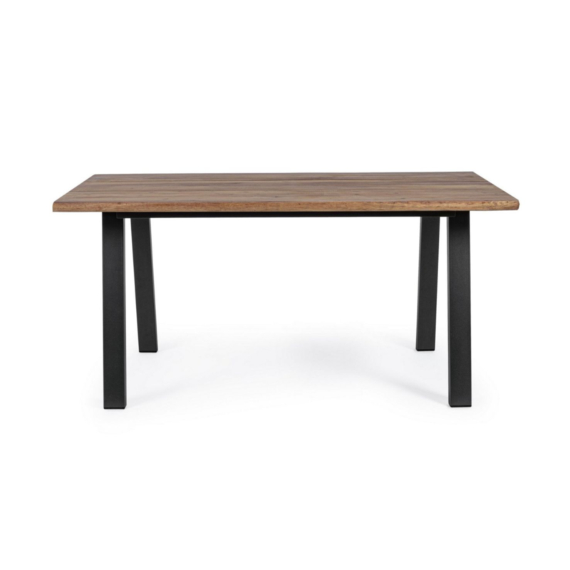 TAVOLO IN LEGNO ANTRACITE 160X90 - OSLO FSC