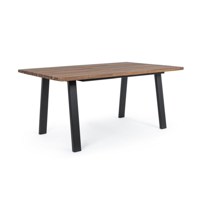 TAVOLO IN LEGNO ANTRACITE 160X90 - OSLO FSC
