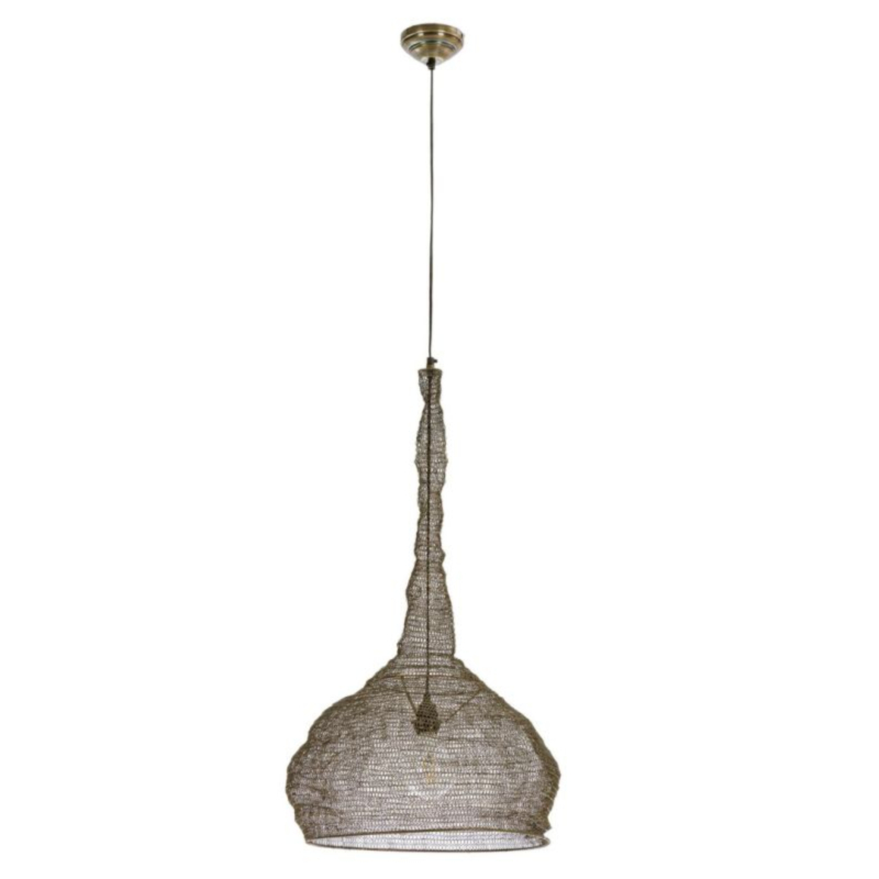LAMPADARIO AMISH FLAT BRASS