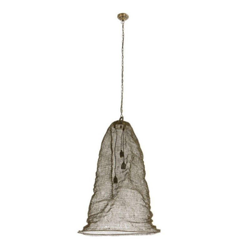 LAMPADARIO AMISH LONG BRASS