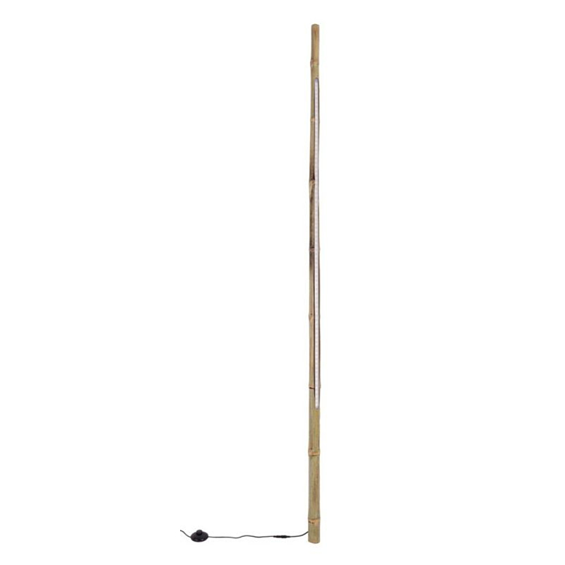 LAMPADAIRE À TERRE LED TUBE BAMBOU H200
