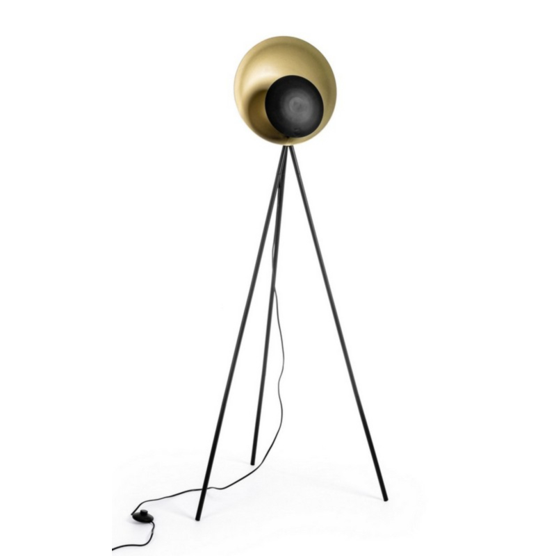 DESIGN BLACK-GOLD FLOOR LAMP H156