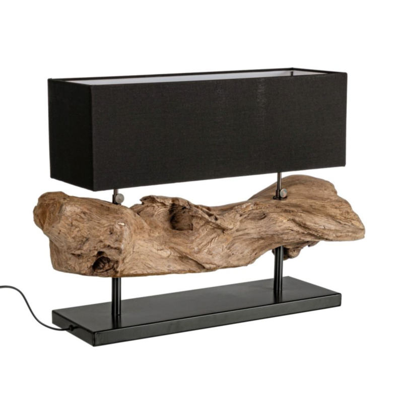 LAMPADA TAV. KLETA NERO H55