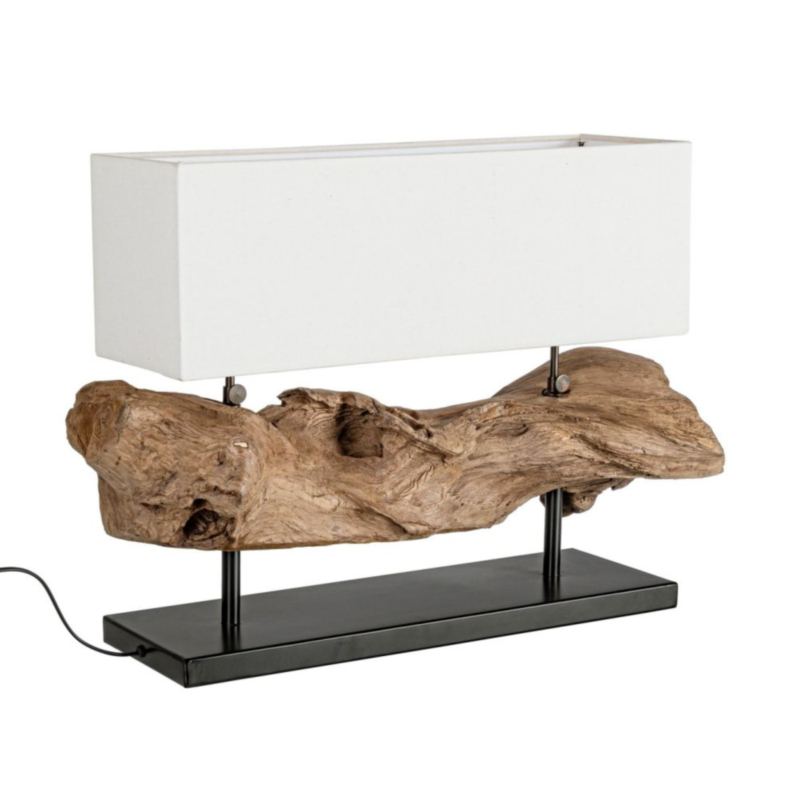 LAMPADA TAV. KLETA BIANCO H55