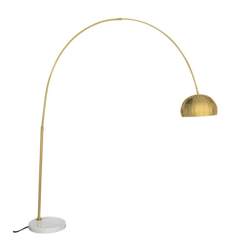 LAMPADAIRE CLASS OR MARBRE BLANC RAYON22