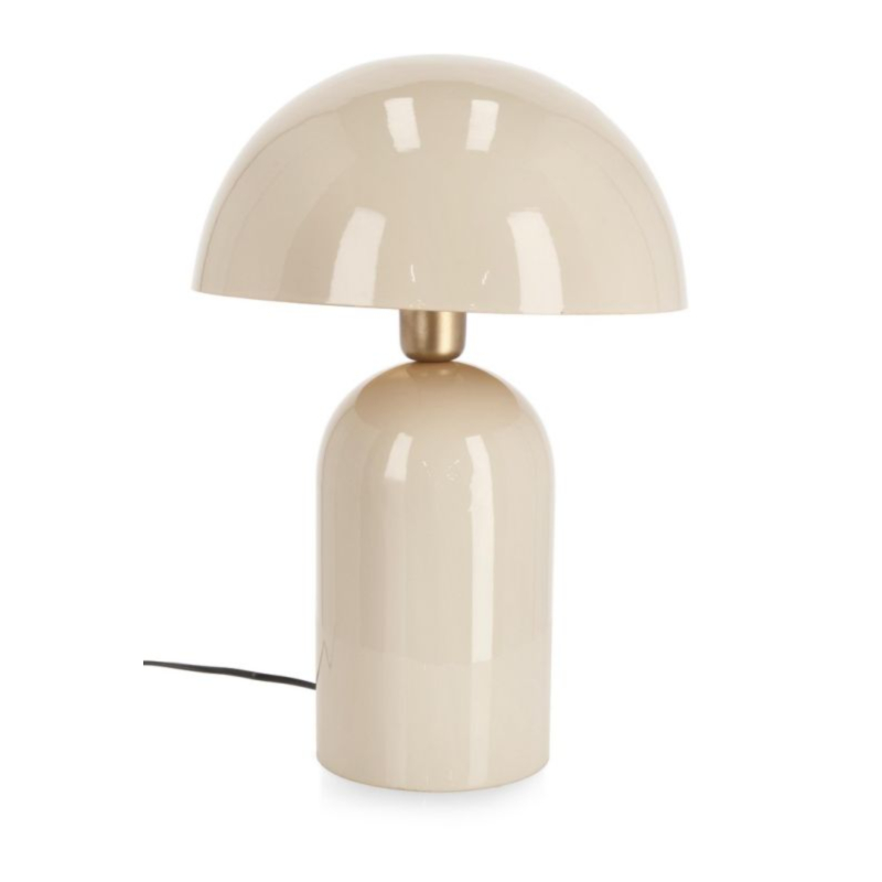 LÁMPARA DE MESA VELMA BEIGE H45