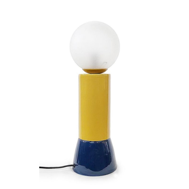 LAMPADA TAV. MALTON SENAPE BLU H47