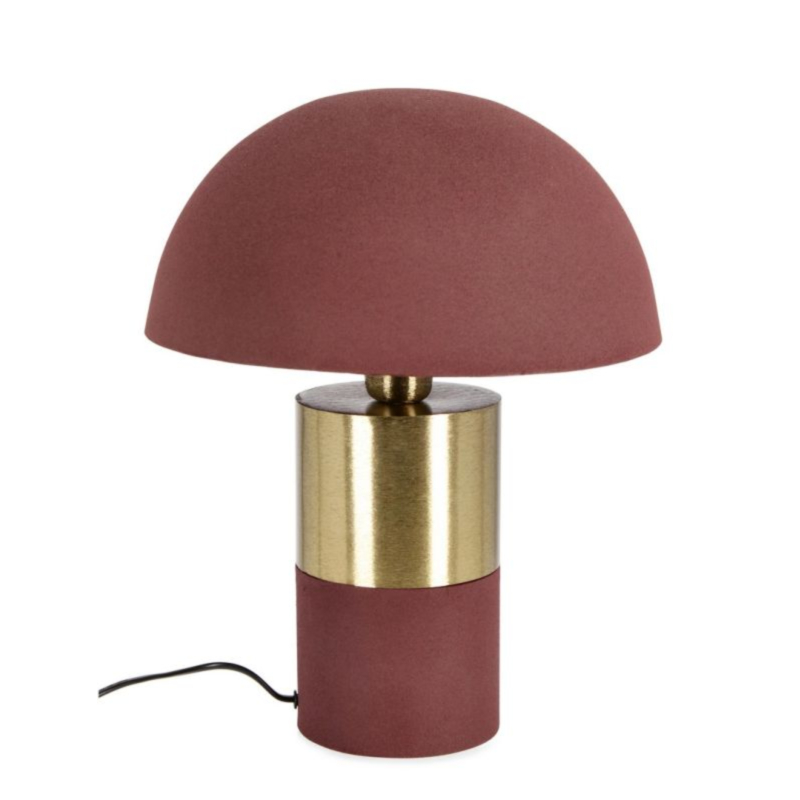 LAMPADA TAVOLO ISHAN BORDEAUX H40