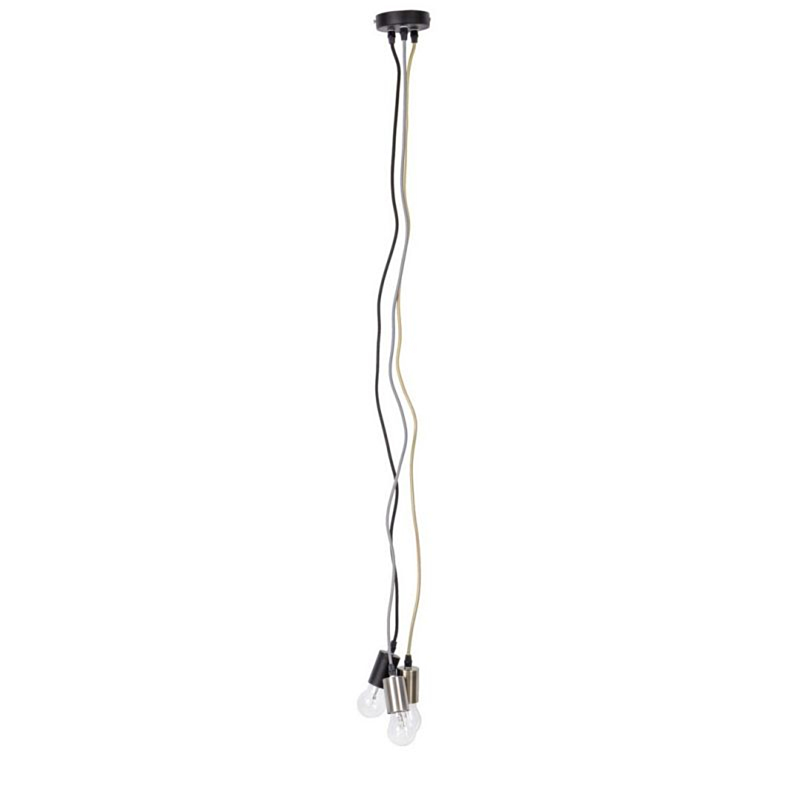 LAMPADARIO 3LUCI OLDISH LIGHT MET