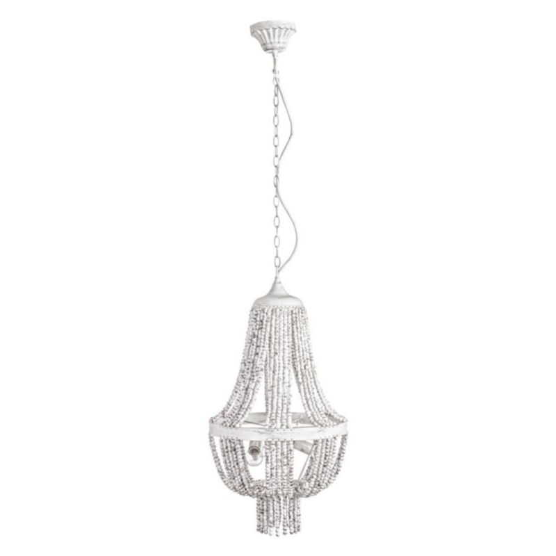 LAMPADARIO CORONA 3LUCI DROP BIA ANT