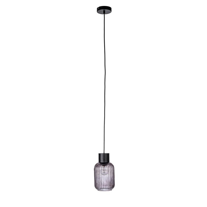 LAMPADARIO 1LUCE SHOWY FUMÉ-NERO