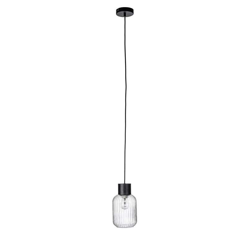 LAMPADARIO 1LUCE SHOWY TRASP-NERO