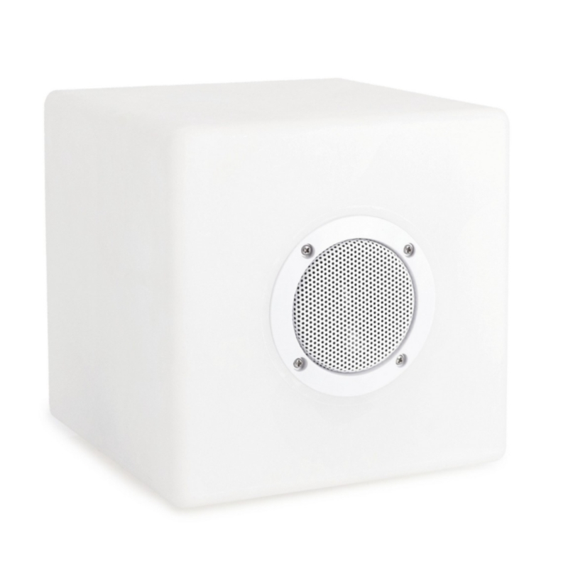 LÁMPARA LED CUBO SPEAKER PE 20X20