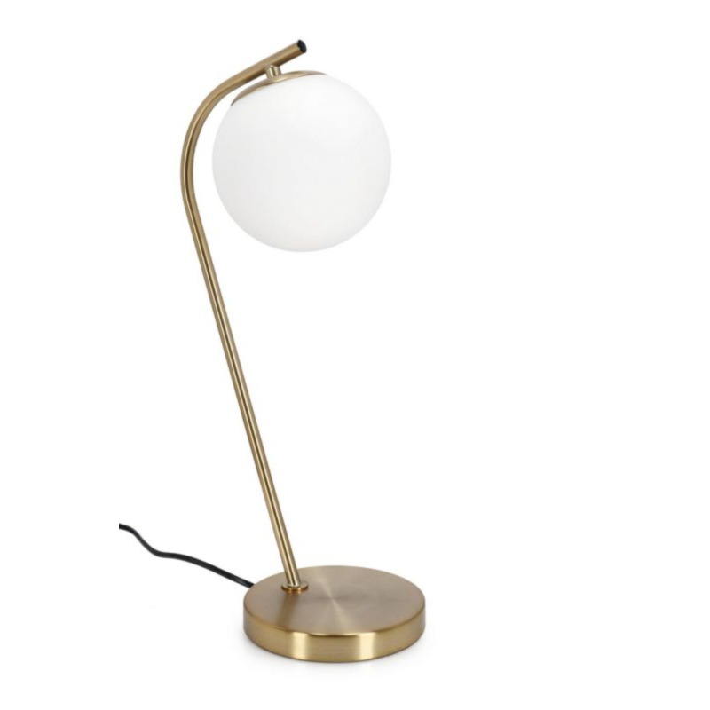 LAMPADA TAV. DELPHINE DORATO H51