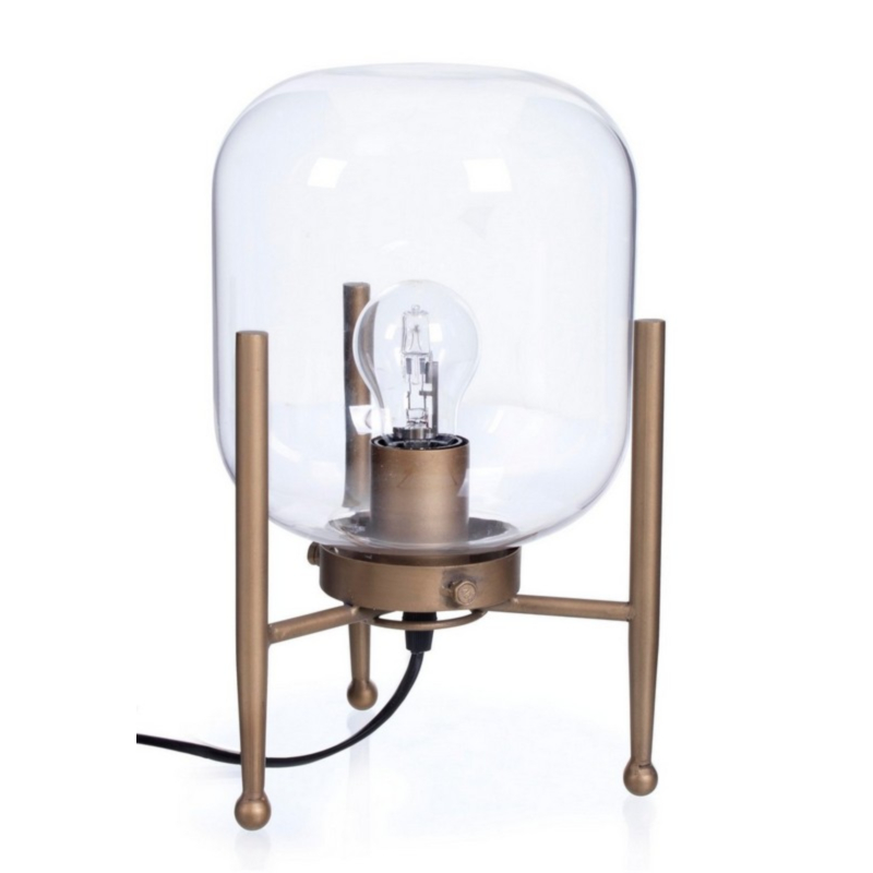 LAMPADA TAV. QUEER ORO H30.5