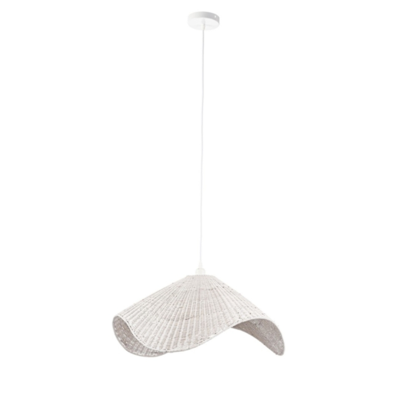 CAPPELLO WHITE WASHED CHANDELIER H28