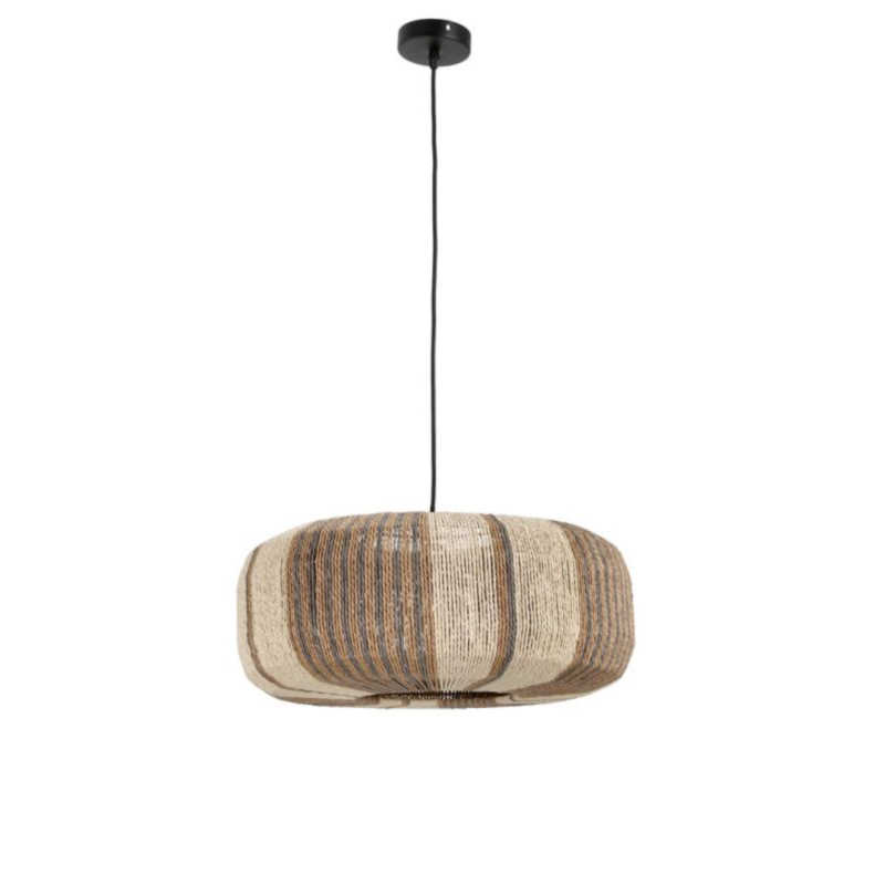 LAMPADARIO MALI BEIGE GRIGIO MARR D50,5