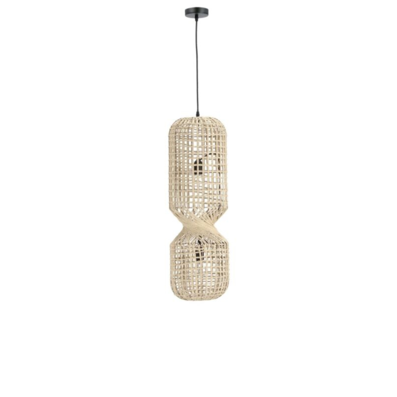 LAMPADARIO MALABO BEIGE  H77,5