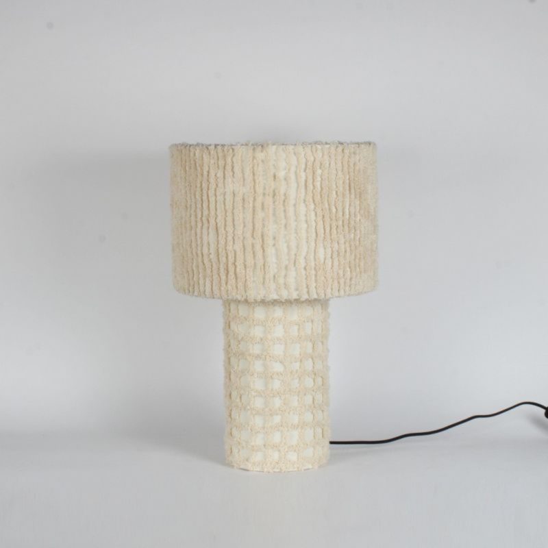 LAMPADA TAV. DEVANG CHECK BEIGE H57