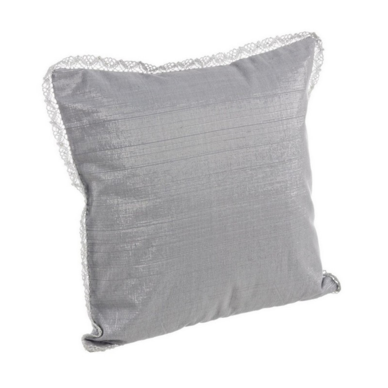 COUSSIN WILMA BLANC-ARGENT 40X40