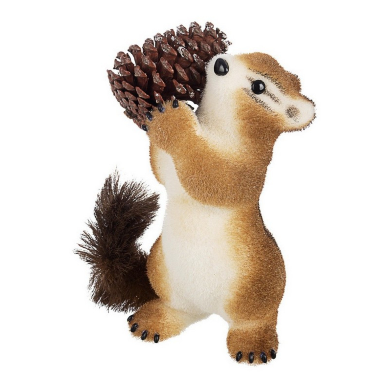 JERRY STANDING SQUIRREL W-PINE CONE