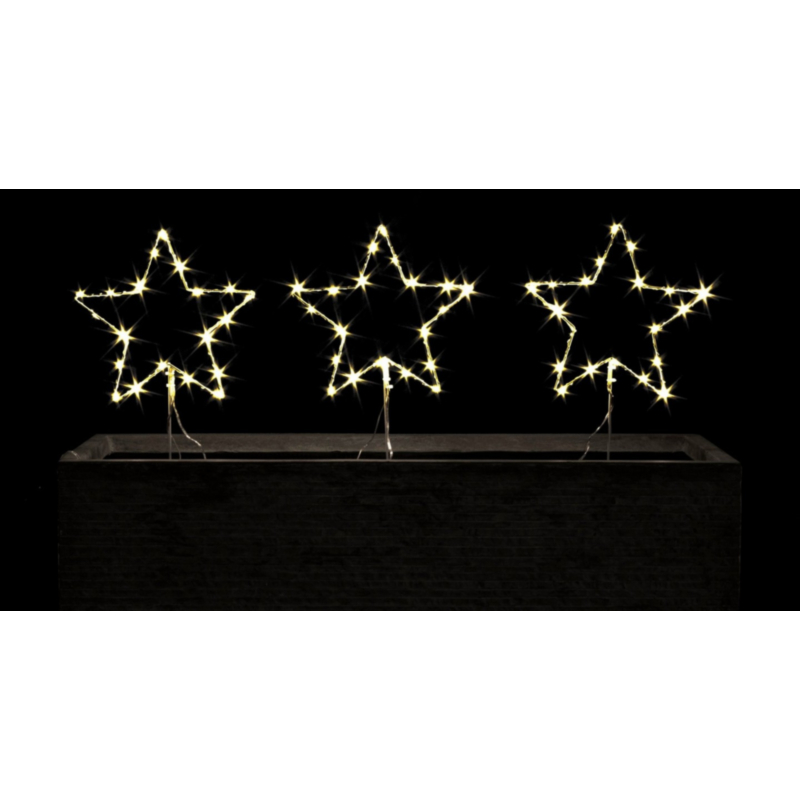 DECOR 3F WHITE STAR 60 CLASSIC MICROLEDS