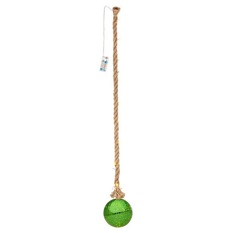 ETHAN GREEN GLASS BALL D150 W-LED