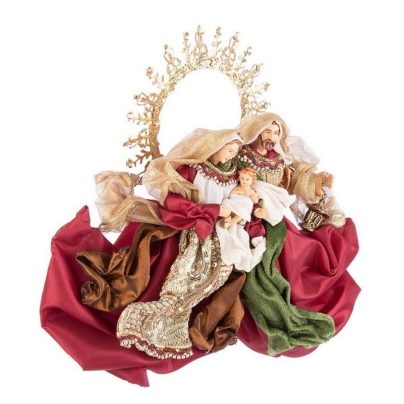 BAROQUE RED HOLY FAMILY W-CROWN