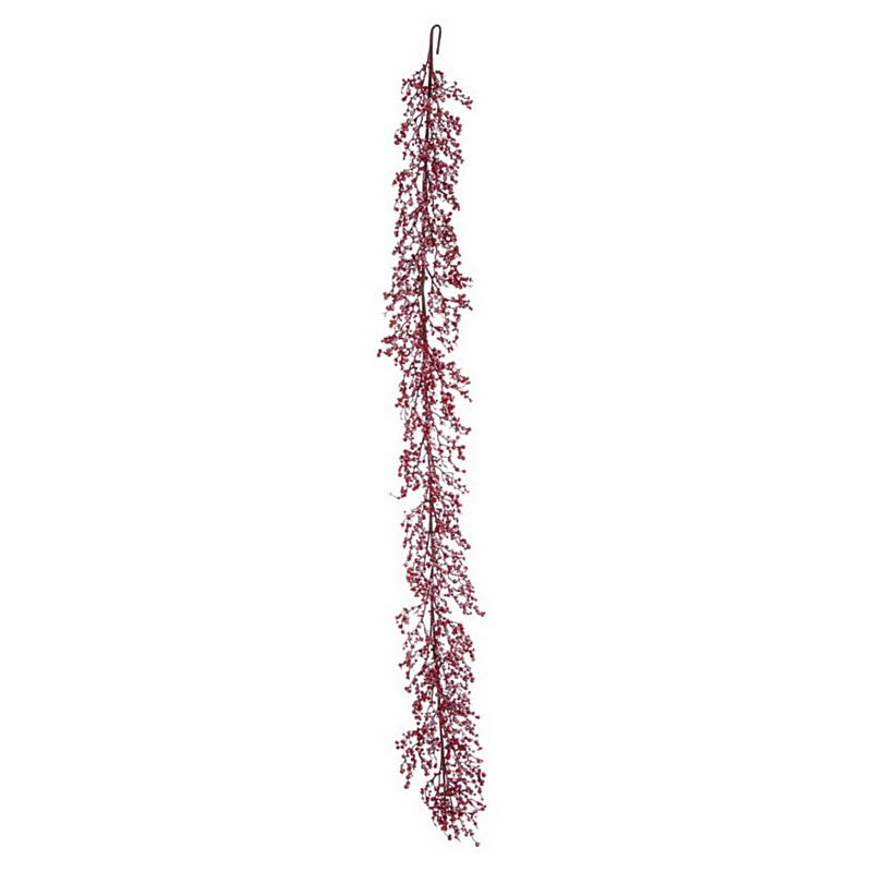 DELIA RED BERRIES ICY GARLAND H180