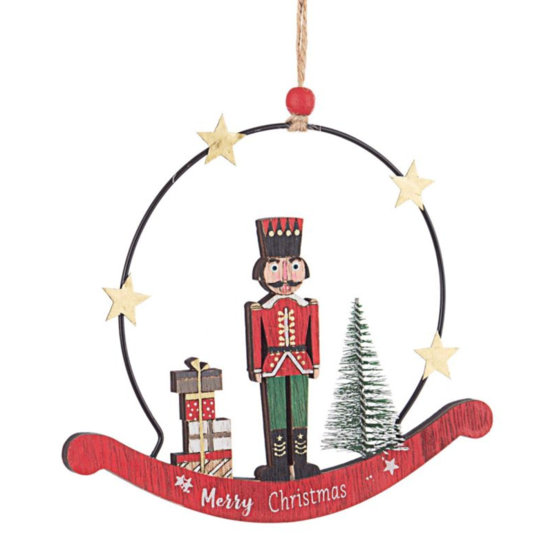 WILLY RO SOLDIER ORNAMENT W-RED WRITING