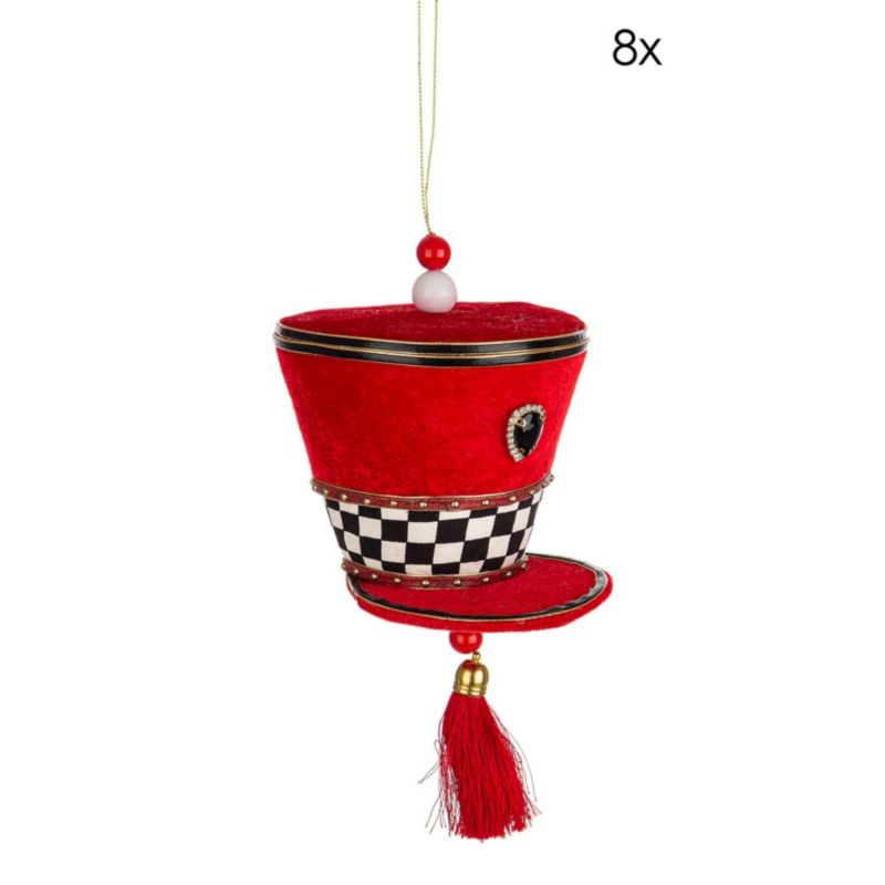 COLYN RED HAT ORNAMENT