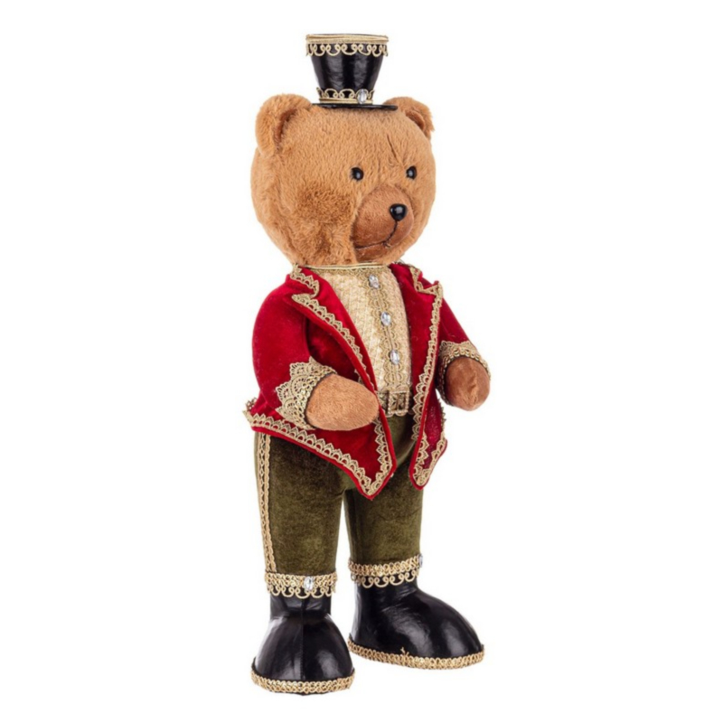 COLYN RED-GOLD STANDING BEAR 23X60H