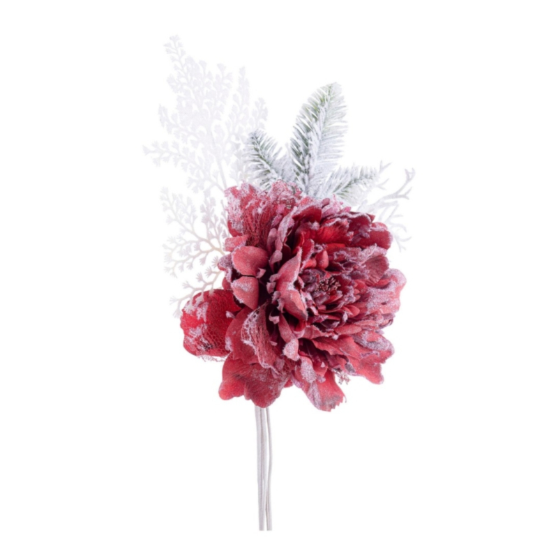 PICK PEONIA GINNY ROSSO INNEVATO