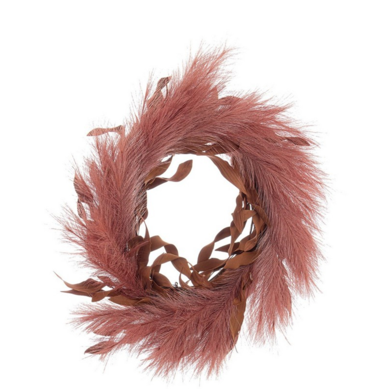 INFINITY OLD PINK WREATH D45